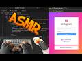 Asmr Programming - Instagram Login Page with ReactJs + Tailwindcss  (No talking)