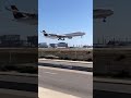 Lufthansa A340-600 Landing in Los Angeles