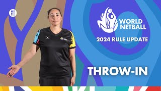 2024 Rules Update - Throw-Ins