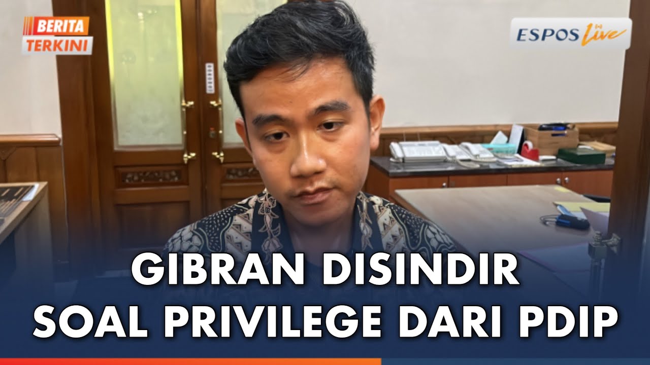 Gibran Jawab Sindiran Petinggi PDIP Soal Privilege Keluarga Jokowi ...