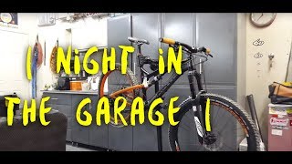 A night in the garage | Mountain bike prep | 4k Mavic Pro