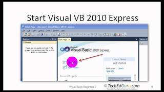 VB Beginner 2 - My First Application