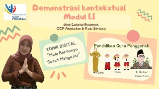 Tugas 1.1.a.6 Demonstrasi Kontekstual Modul 1.1 Komik Digital CGP Angkatan 6