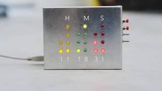 LED Binary Clock Demo