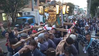 令和元年　世田谷区＜中町天祖神社＞例大祭宵宮　宮神輿＝渡御（用賀中町通り）＆夜渡御