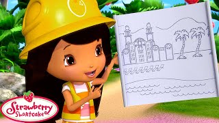 Strawberry Shortcake 🍓 Let's Build a Beach Resort! 🍓 Berry in the Big City 🍓 Cartoons for Kids