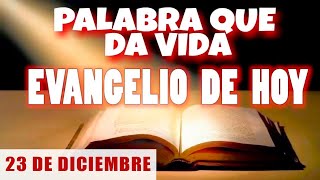 EVANGELIO DE HOY l LUNES 23 DE DICIEMBRE | CON ORACIÓN Y REFLEXIÓN | PALABRA QUE DA VIDA 📖