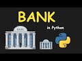 I CREATE BANK MANAGEMENT SYSTEM USING PYTHON && LEARN PYTHON BY BUILDING SIMPLE PROJECTS