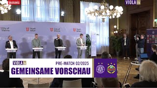 Live: Vorschau auf Austria Wien - SK Rapid (02/2025) #faklive #ViolaTV #Veilchen