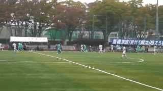 ★第89回関東大学サッカー2部 2015.10.10 東京国際大学0-1筑波大学  後半①