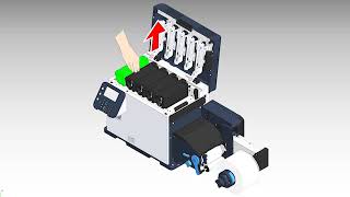 Pro1040/1050 How to change toner catridge