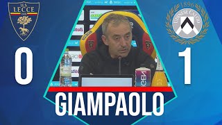 CONFERENZA GIAMPAOLO post LECCE-UDINESE 0-1 | RIGORE DA ARRESTO !