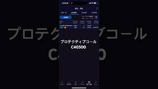 【オプション取引】IN！プロテクティブコール！#日経平均 #先物 #オプション #株式投資 #考え方 #cpi #日銀 #利上げ #トランプ