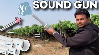 Every farmer should have this type of gun in his Farm || Farming engineer || DIY sound Gun ||