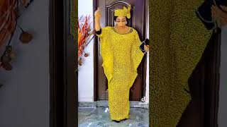 Boubou belle dame en pagne pour femme africaine chic -#pagne2022