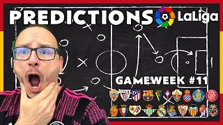 2022/23 La Liga - Matchday #11 Predictions