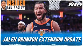 Jalen Brunson future Knicks' contract extension update from SNY NBA Insider Ian Begley | SNY