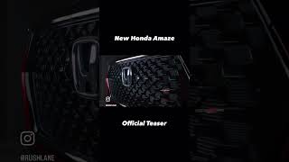 New Honda Amaze teaser