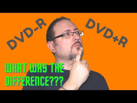 What is the difference between DVD+R and DVD-R?