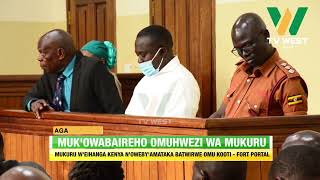 AGACENCWIRE: Muk'owabaireho omuhwezi wa Mukuru w'eihanga Kenya n'ow'eby'amataka batwairwe omu kooti.