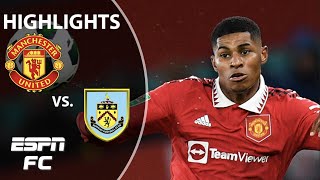 Manchester United vs. Burnley | Carabao Cup Highlights | ESPN FC