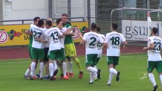 Freistoß-Hammer in den Winkel - What a direct free kick in Bavarian League