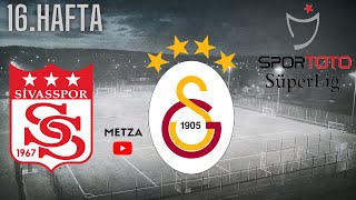 SİVASSPOR - GALATASARAY / Süper Lig 16. Hafta (FIFA 22 MODLU FIFA21 SIMULASYONU - YABANCI SPİKER)