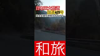 【日本三大酷道】国道425号線完全走破してみた #和旅