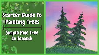 Start Painting Trees Like Bob Ross - In Depth Wet On Wet Beginner Guide!