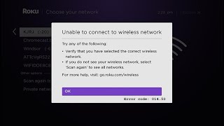 7 Ways To Fix Roku Error Code 014.50 | Unable to connect to wireless network