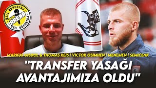 Rick van Drongelen: Transfer yasağı avantajımıza oldu | 'Zaten büyük takımdayım' | 'Pide sevmiyorum'