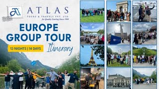Book Your Europe Vacation Now with Atlas Tours And Travels