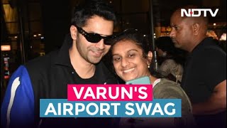 Varun Dhawan And His Airport Swag