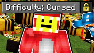 We Tried to Beat Minecraft in Fundy's CURSED Difficulty!!