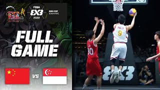 China v Singapore | Men | Full Game | FIBA 3x3 Asia Cup 2022 | 3x3 Basketball