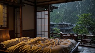 Relaxing Music \u0026 Rain Sounds 🌧 Peaceful Piano Music, Background Music, Sleep Music in Warm Room