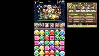 【パズドラ】「ヨルズ　降臨！」超地獄級　攻略（シェロスパーダPT ）with 超ベジット