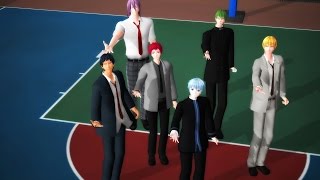 【MMD黒バス】キセキの世代（青峰中心）でアイネクライネ