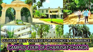 GUJARAT BEST COLLEGE FOR SCIENCE \u0026 COMMERCE | CAMPUS TOUR | CHARUSAT-CHANGA | VLOGS | life_is_studio