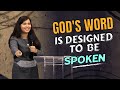 God's Word is designed to be spoken | Pastor Priya Abraham | 27th Aug 2023