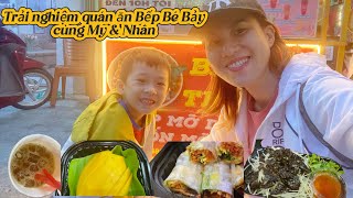 [REVIEW] Đồ ăn vặt Bếp Bé Bảy - bánh tráng cuộn sốt me bơ, xôi xoài, gỏi khô bò rim