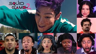 Reactors Reaction to the Thanos' Push Scene | Squid Game Season 2 Episode 2 (2024)