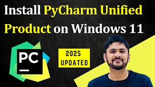 How to install PyCharm Unified Product on Windows 11 | Run first Python Project