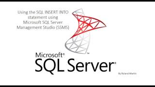 Using the SQL INSERT INTO statement