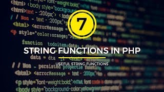 String Functions in PHP 7.1 Tutorials 👍 🔔🔥 🔥 🔥