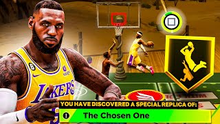 LEBRON JAMES "THE CHOSEN ONE" BUILD is A MENACE in NBA 2K23! CRAZY CONTACT DUNKS! BEST REPLICA BUILD