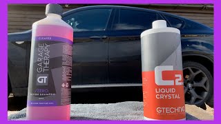 Restoring hydrophobic properties to a clogged ceramic coating!#cardetailing #gtechniq #bmw