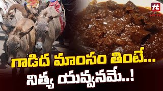 గాడిద మాంసం తింటే.. నిత్య యవ్వనమే..! | Donkey Meat Good For Health \u0026 Handsome @Hittvtelugunews