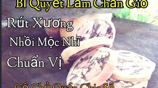 (18) Cách Làm Chân Giò Rút Xương Jam Bon Nhồi Mộc Nhĩ ăn tết để được lâu