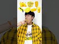 Random Yellow food MUKBANG🍯🐝 #shorts